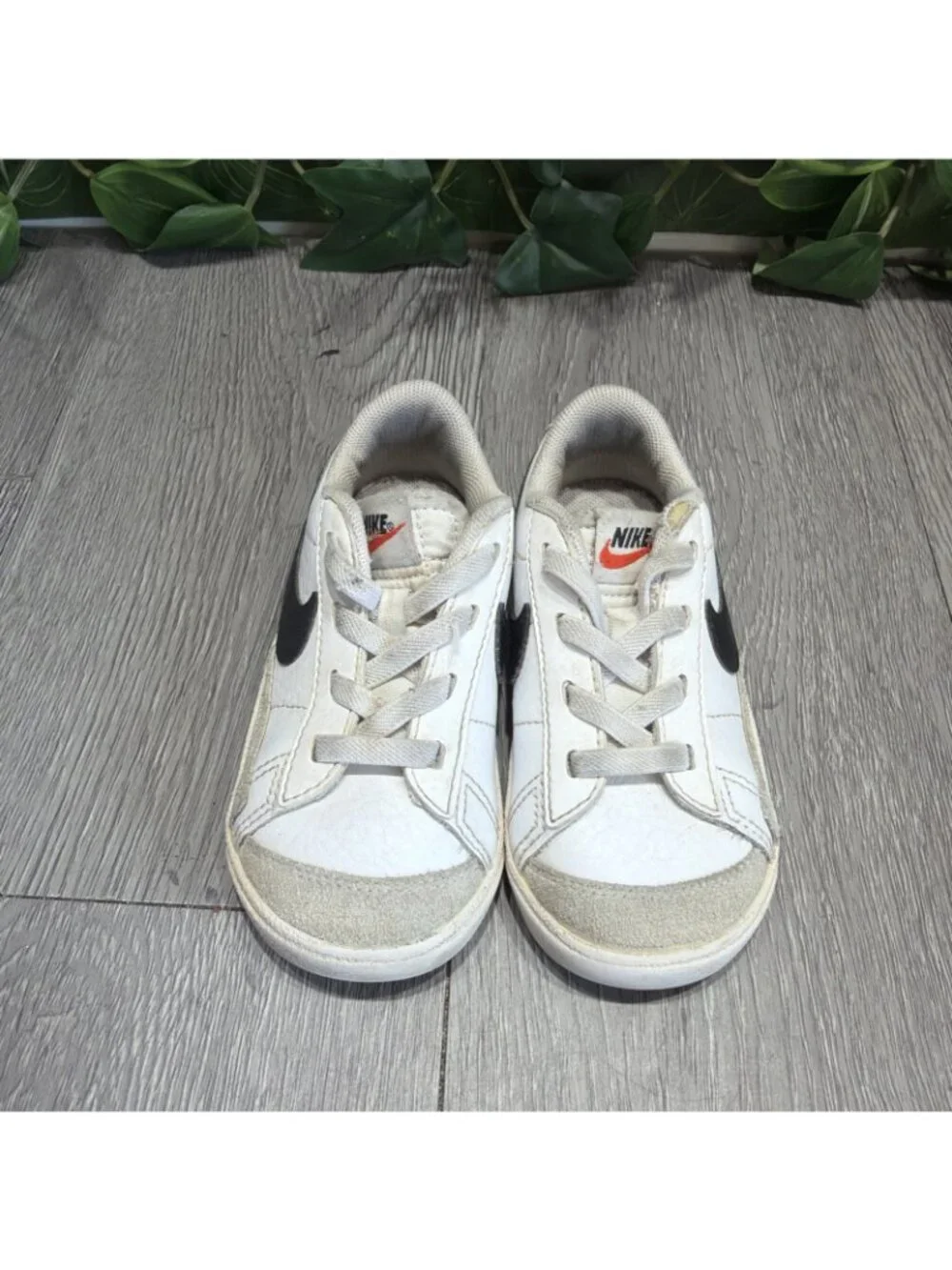 Nike Blazer Low 77 TD Toddler White Black DA4076-101 7C Shoes